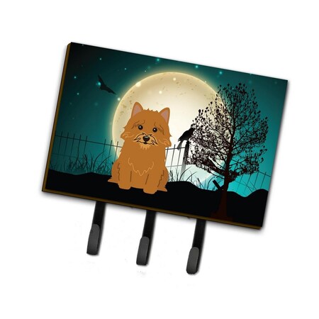 Carolines Treasures Halloween Scary Norwich Terrier Leash or Key Holder BB2210TH68